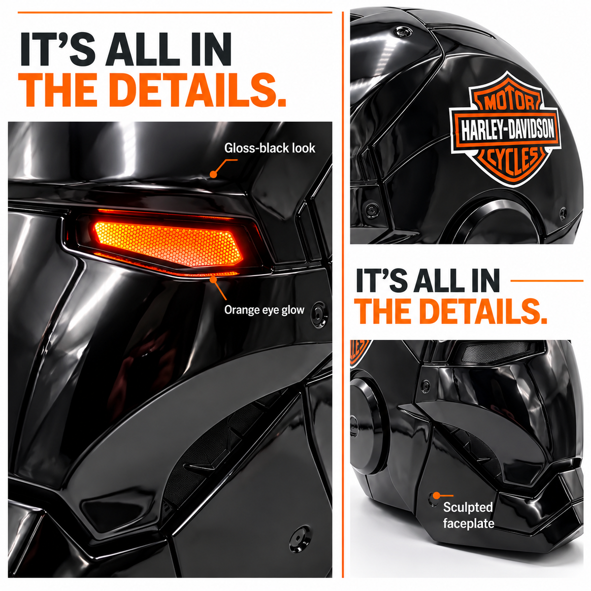 IronReign™ - Harley Iron Man Helmet